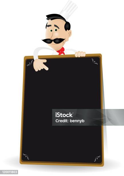 셰프리 메뉴판 쥠 A Blackboard 표시중 오늘의 스페셜 광고에 대한 스톡 벡터 아트 및 기타 이미지 - 광고, 디자인, 레스토랑