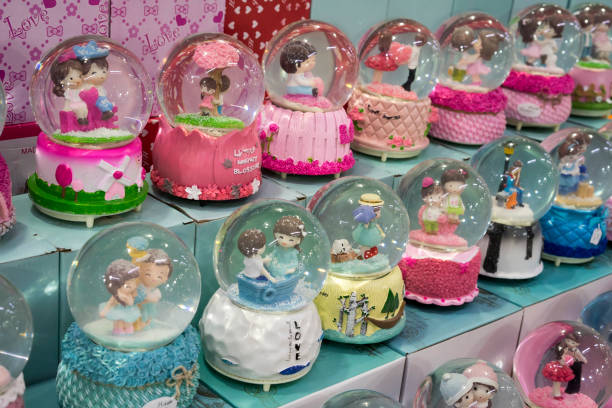 globe, glass, snow, gift, decoration