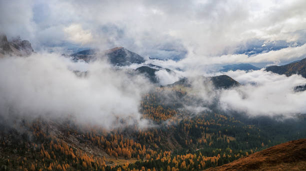 istock Autumn mountain landscape in Dolomites Alps, Italy. 1200127075