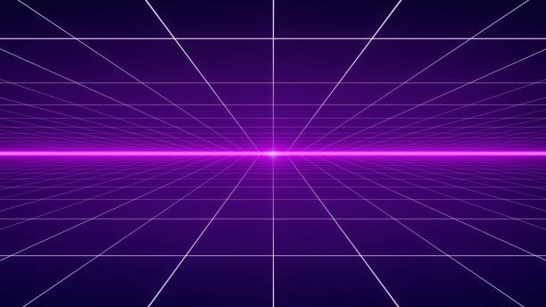 Dynamic Retro Background 1980-1989, Retro Style, Backgrounds, Computer Graphic, Leisure Games television static photos stock pictures, royalty-free photos & images