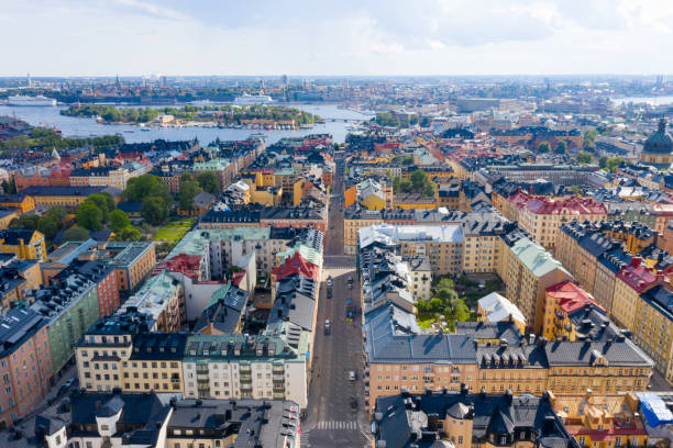 Central Stockholm, apartment buildings