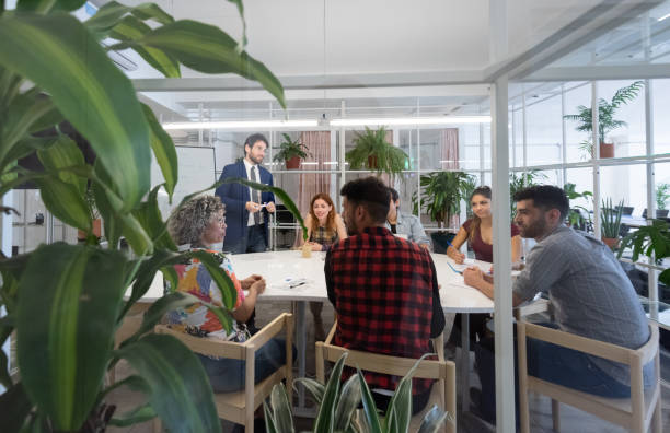 istock Multi ethnic business team meeting 1200134705