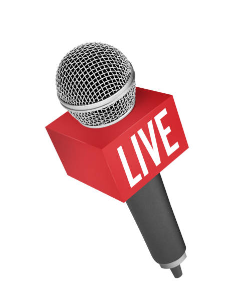 istock Live news microphone 1200137693