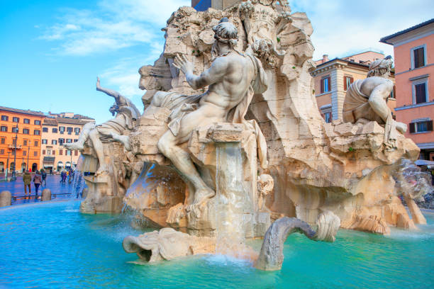 istock Fountain of Neptune in Rome 1200138360