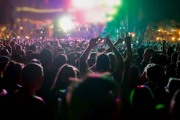 istock Night Outdoor Music Festivals 1200139560