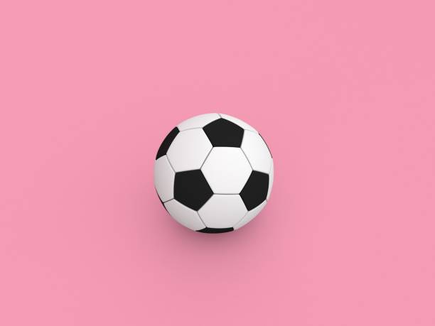 istock Soccer ball on a red background. 1200140380