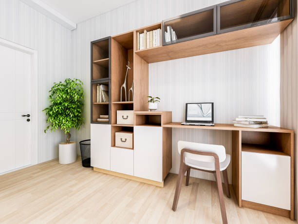 istock Office Study Design of Modern Residential Buildings 1200161210