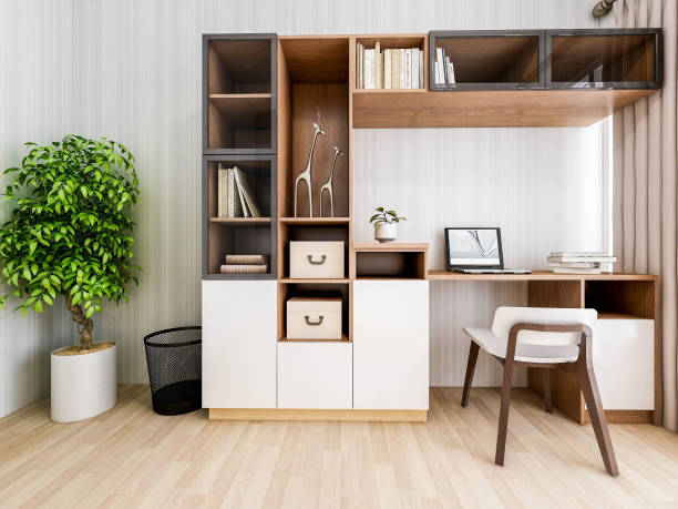 istock Office Study Design of Modern Residential Buildings 1200161212