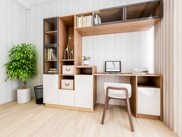 istock Office Study Design of Modern Residential Buildings 1200161213