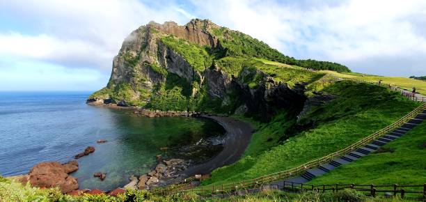 istock jeju island sunrise mountain 1200175603