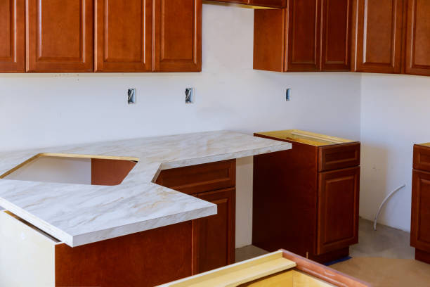 istock Home improvement kitchen view installed in a new kitchen cabinet 1200179347