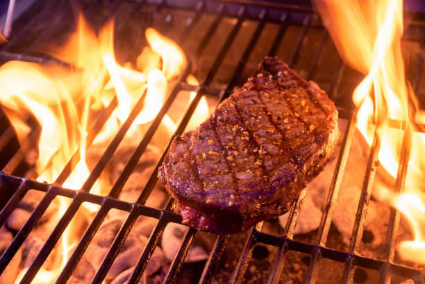 istock Rib Eye Steak On The Grill 1200180320