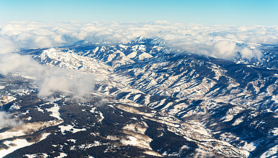 Colorado USA from the air