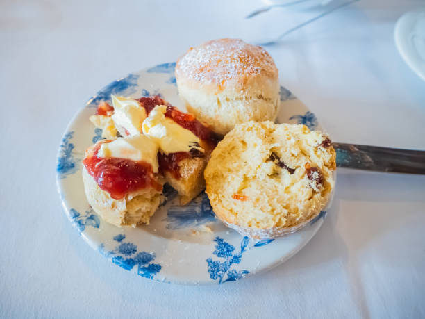 istock traditional english scone on plate 1200193786