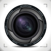 istock Infographics in Camera lens Style 1200204236