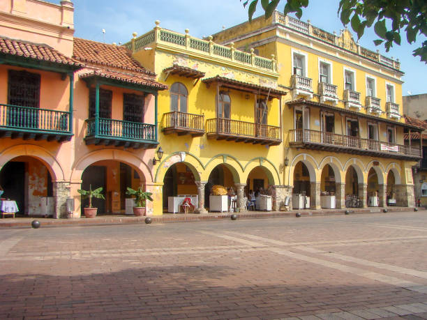 istock Buildings in a Cartagena historical centre 1200207453