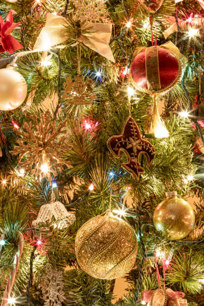 istock Christmas Tree with Ornaments and Lights 1200213226