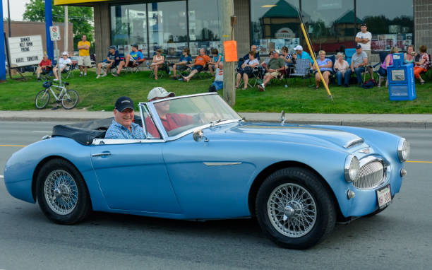 1960s austin healey 3000 - healey imagens e fotografias de stock