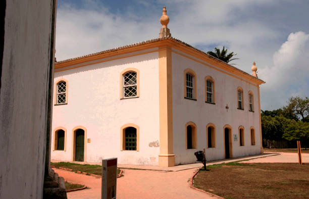 porto seguro, bahia / brazil - february 5, 2010: view of Descobrimento Municipal Historical Park in the city of Porto Seguro. The place keeps relics from the time of the discovery of Brazil.