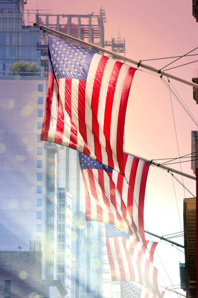 istock American flags at building exterior in Manhattan 1200225538