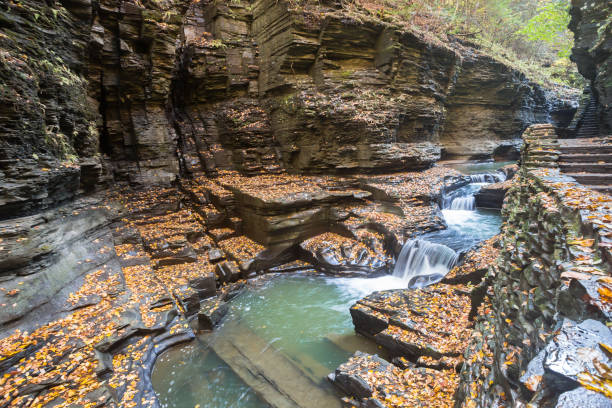istock Watkins Glen State Park in the Fall 1200236986
