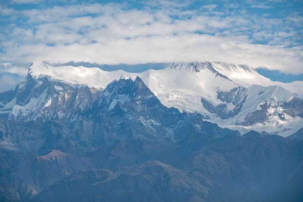 istock Snow Covered Annapurna II and IV in the Morning Light 1200237635