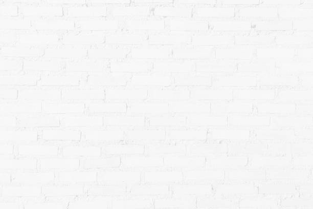 istock Old white brick wall texture for background. Abstract horizontal architecture wallpaper. 1200241238
