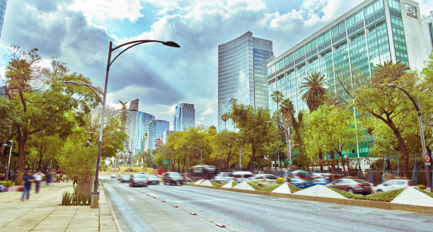 istock Mexico city. Street. Financial District 1200245179