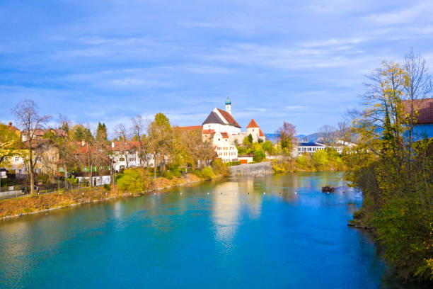 istock Fussen old town and Lech river in autumn, Bavaria, Germany 1200248141