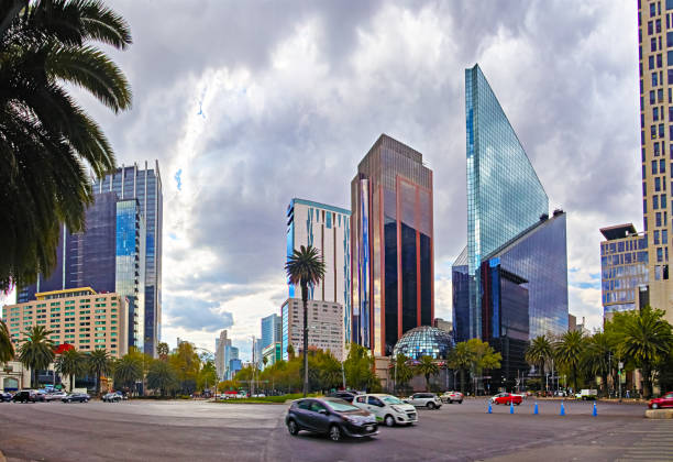 istock Mexico city. Street. Financial District 1200248148