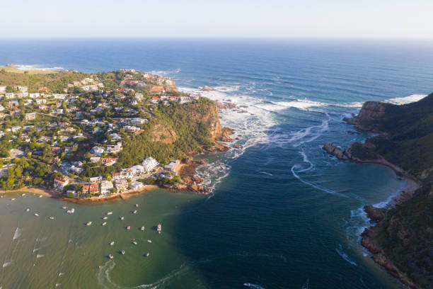 istock Knysna Heads from the sky 1200249014