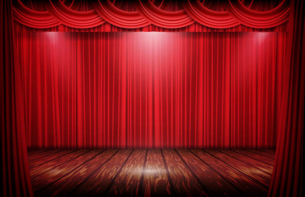 istock abstract background stage of red curtain and wooden floor 1200254277