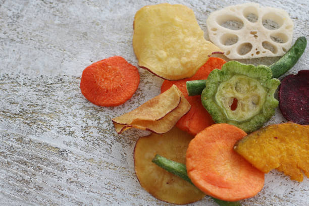 istock Chips such as vegetables and fruits 1200258821