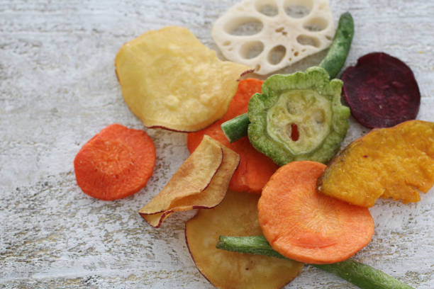 istock Chips such as vegetables and fruits 1200258883