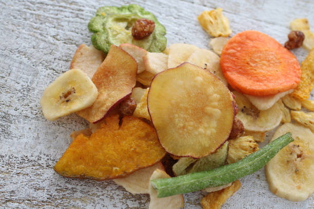 istock Chips such as vegetables and fruits 1200259209