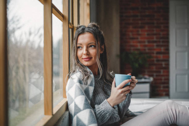 istock Alone and happy in the morning 1200262081