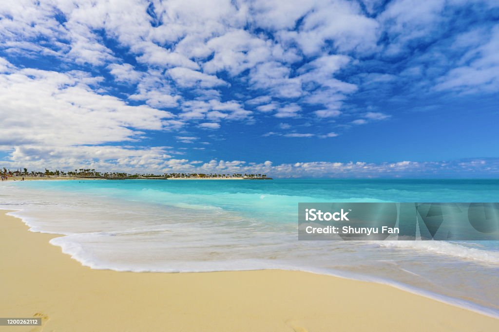 Island Beach Bahamas Stock Photo