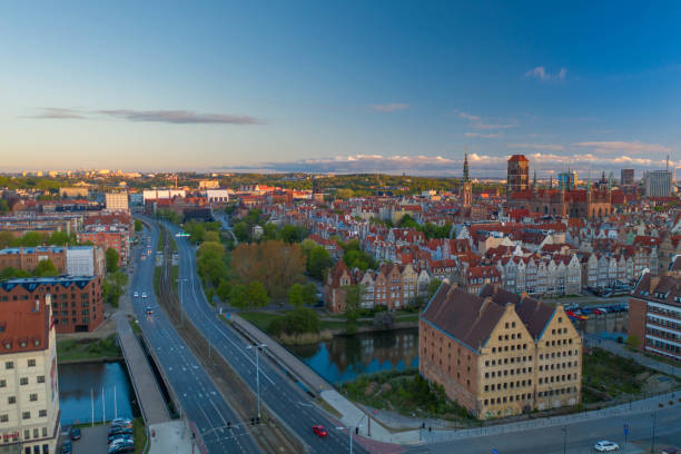 istock Aerial view on old town in Gdansk. 1200262188