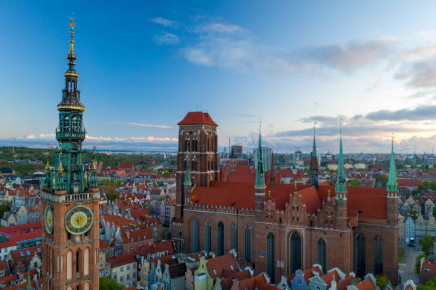 istock Aerial view on old town in Gdansk. 1200262825