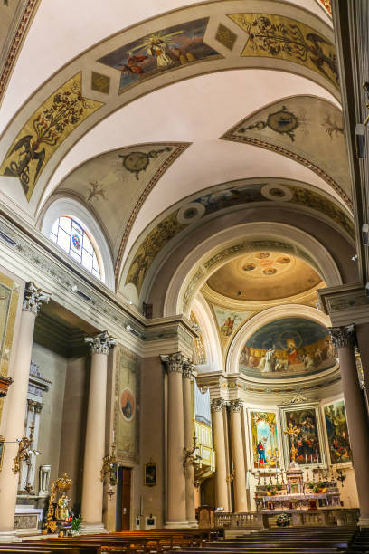 istock Interiors of Catholic Church. 1200267285
