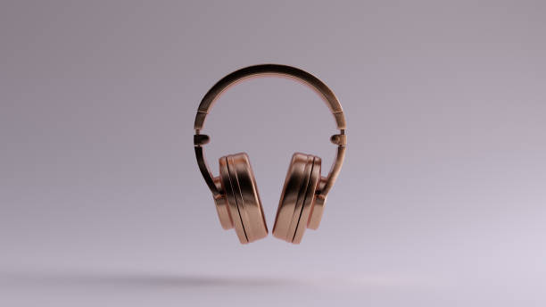 istock Bronze Luxury Headphones Earphones 1200270698
