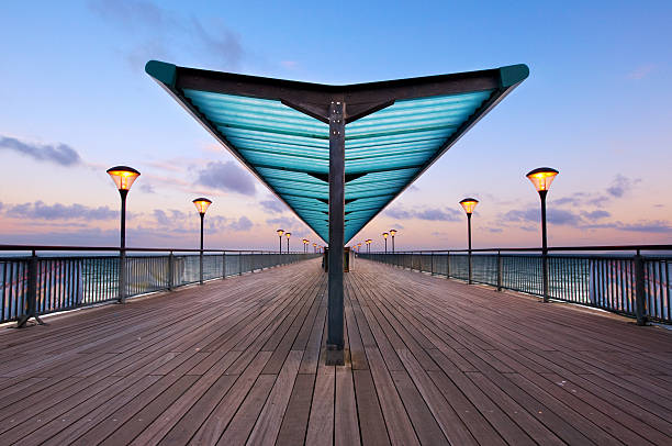 Boscombe Pier Entrance Boscombe Pier, Dorset. boscombe photos stock pictures, royalty-free photos & images