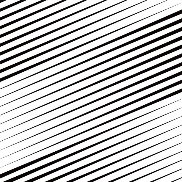 오블리크 블랙 라인, 대각선 엣지 패턴 - sharp stock illustrations