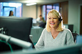 call centre worker
