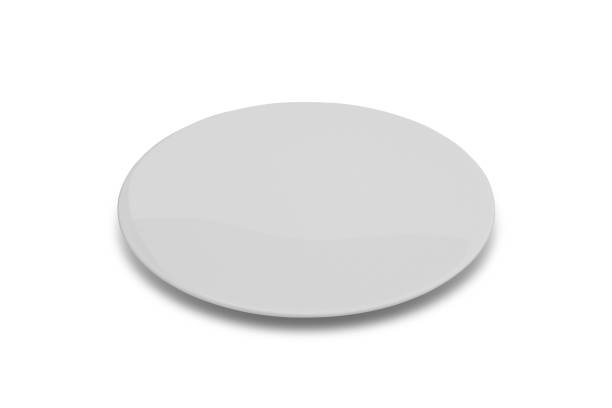 istock White plate isolated on white background with clipping path. 1200301493