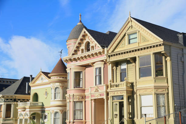 istock Beautiful Victorian Houses (Painted Ladies) in San Francisco 1200303210