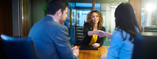 job bewerbungsgespräch - lawyer young adult suit expressing positivity stock-fotos und bilder