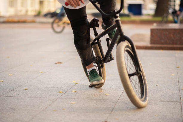 istock BMX bike for various stunts. 1200305253