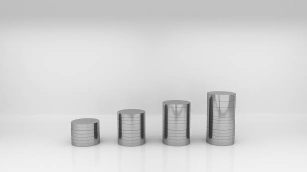 istock coin gold and chattel. 3D illustration 1200310232