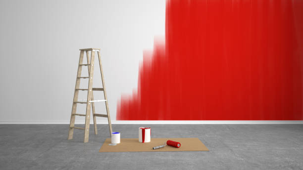istock renovate living room with color wall and paint roller 1200312708